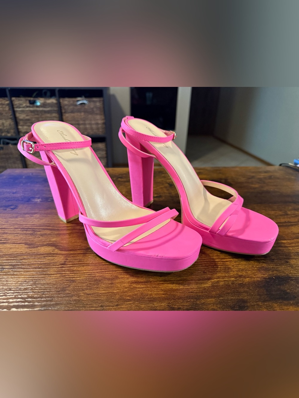 Elisabet Tang Women’s Hot Pink Platform Sandals